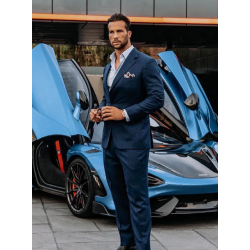 Tristan Tate Blue Suit